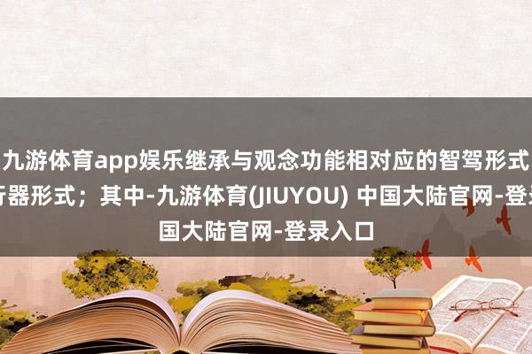 九游体育app娱乐继承与观念功能相对应的智驾形式和施行器形式；其中-九游体育(JIUYOU) 中国大陆官网-登录入口